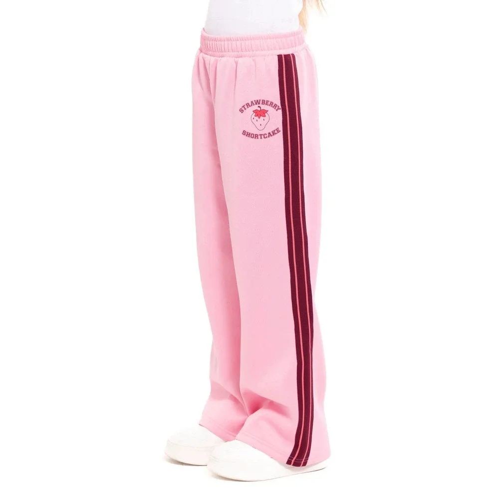 Strawberry Shortcake Young Girls Active Track Pants Flare Leg‎ | Size M 7/8